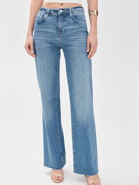L'AGENCE Scottie Wide Leg High Rise Jeans